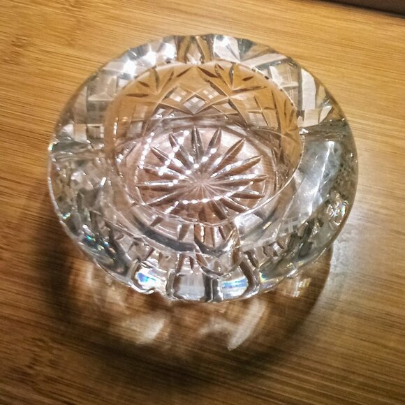Vintage Royal Scot Crystal Ashtray - Picture 7 of 10